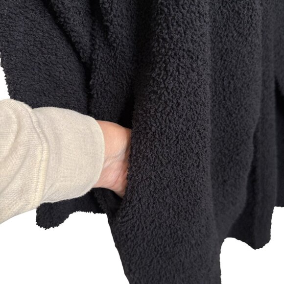 UGG Black Open Front Cozy Cardigan, 2X - Picture 5 of 8